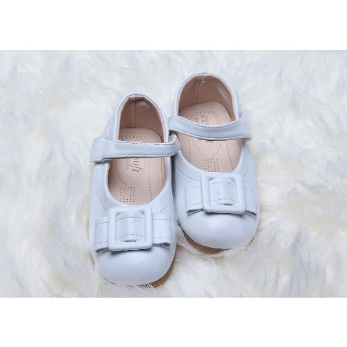 Girl's Patent Dress Shoe - White