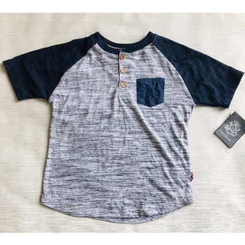 Boys Tshirt Polo- Grey