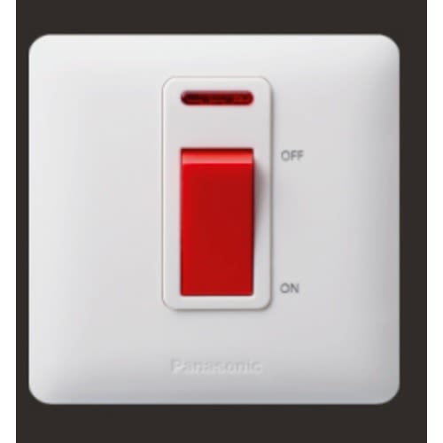 1Gang 45a DP Switch With Indicator - WDBA5403