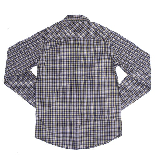 Multicolored Check Long Sleeve Shirt For Men