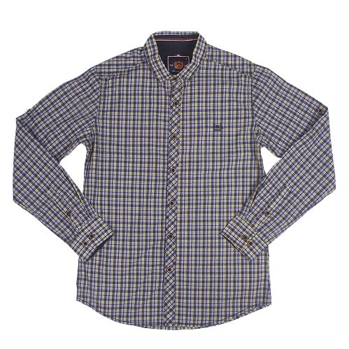 Men's Check Long Sleeve Shirt - Multicolor