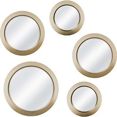 5 Piece Decorative Wall Hanging Mirrors