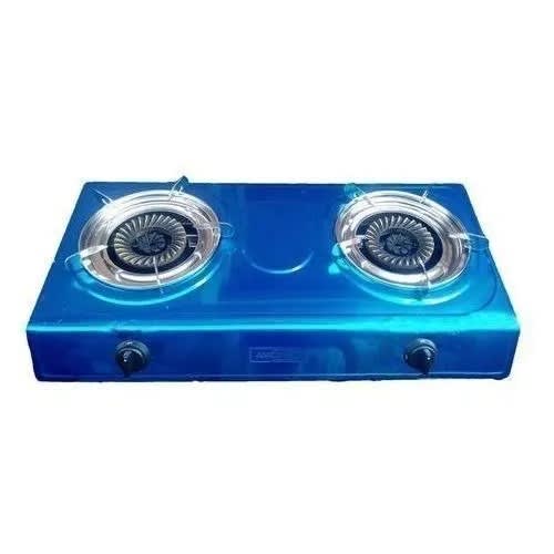 Stainless Table Top Double Burner Gas Cooker With Auto Ignition - Others