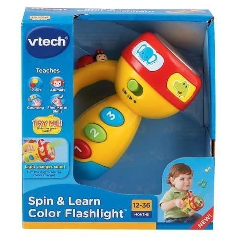 Spin & Learn Color Flashlight, Yellow
