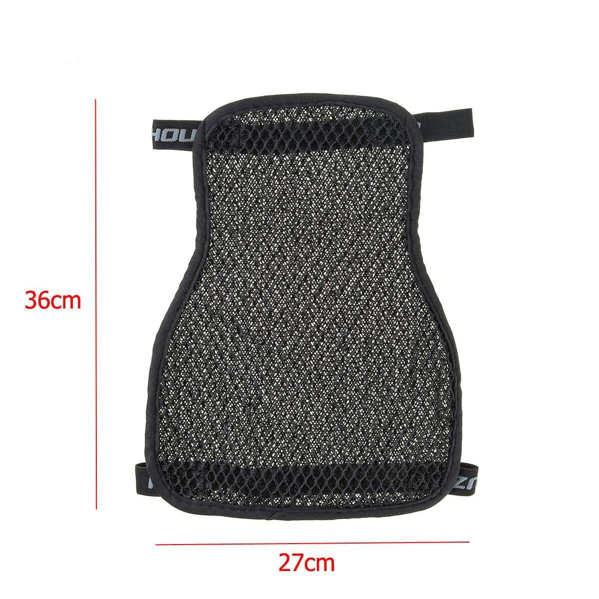Motorcycle Cool Seat Cover 3D Mesh Cushion Pad Protector Mat Anti-slip Carpet-S 27x36cm