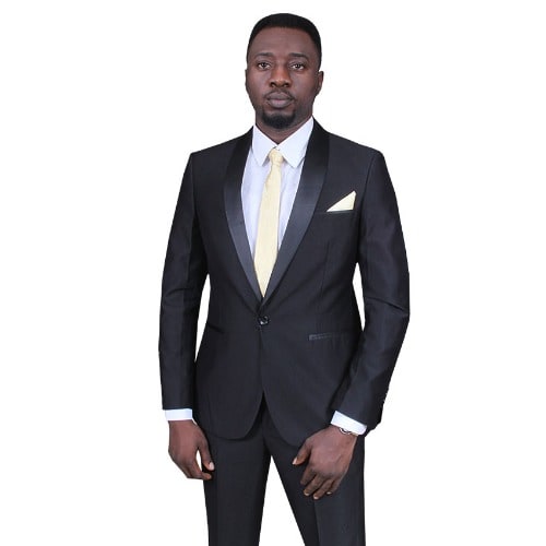 Men's Glossy Wool Blend Suit - MS-3748