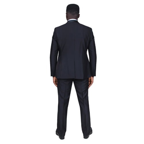 Men's Glossy Wool Blend Suit - MS-3748