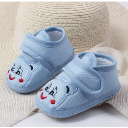 Unisex Infant Baby Cartoon Soft Shoes - Blue