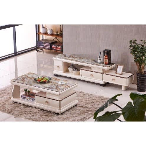 Luxury Marble Television Console & Center Table