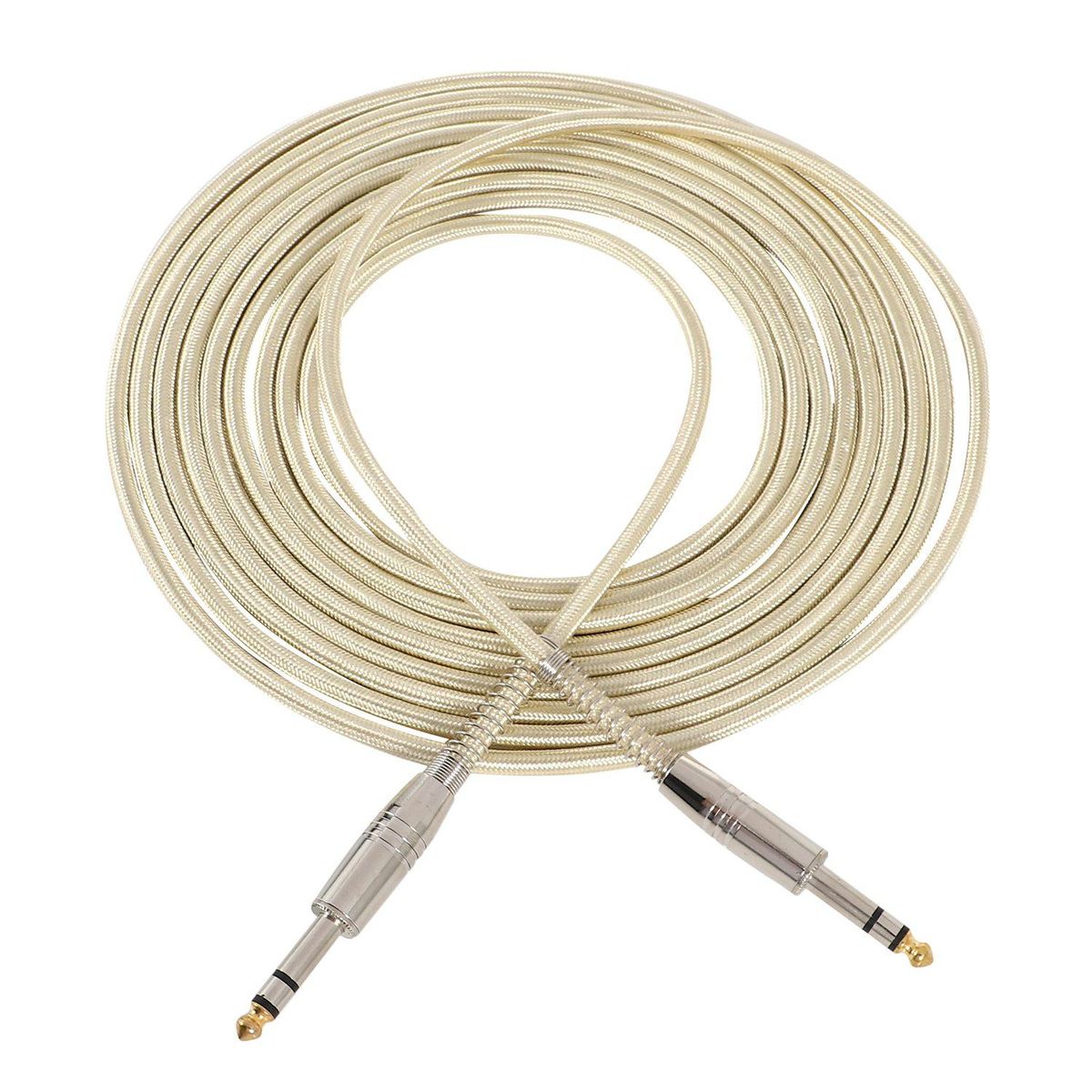 6.35Mm Stereo Male To Male Audio Cable For Electric Guitar M