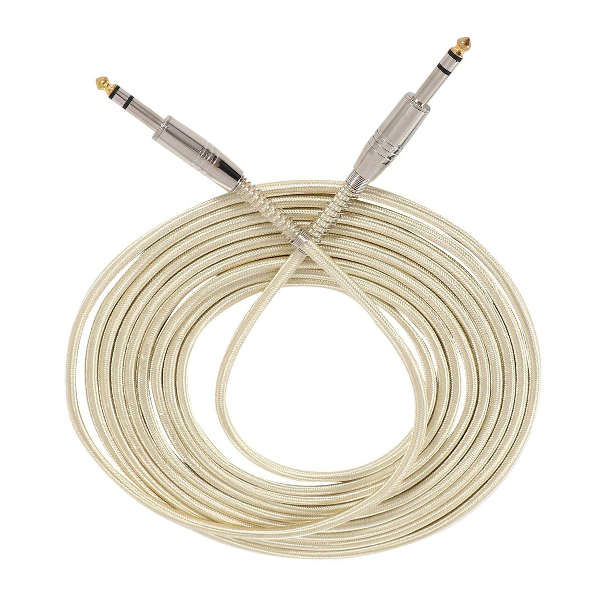 6.35Mm Stereo Male To Male Audio Cable For Electric Guitar M