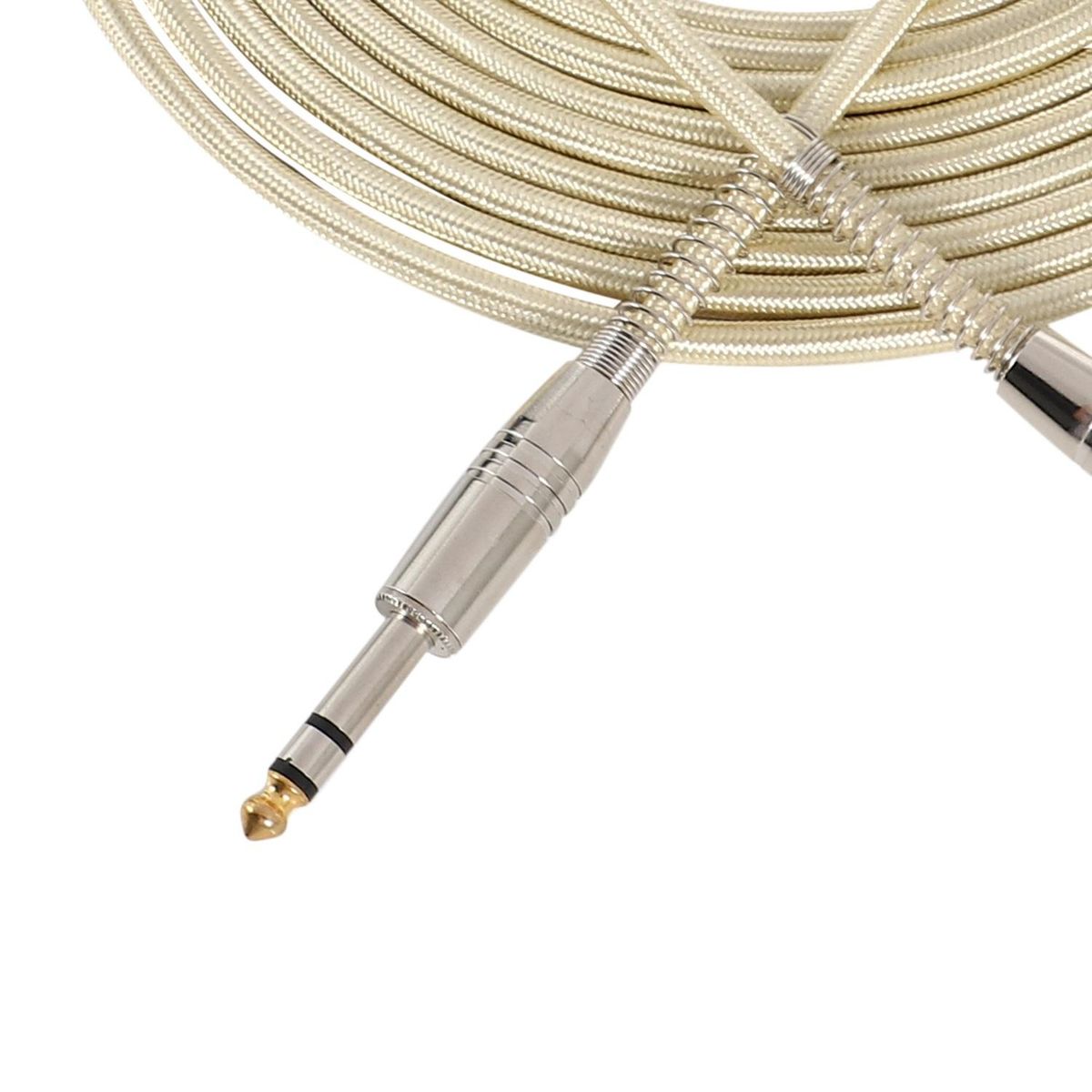 6.35Mm Stereo Male To Male Audio Cable For Electric Guitar M