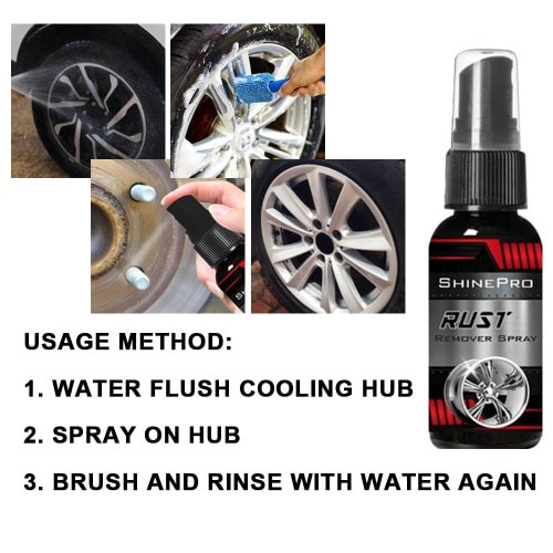 2pcs Car And Metal Fast Rust Remover Spray - 100mil