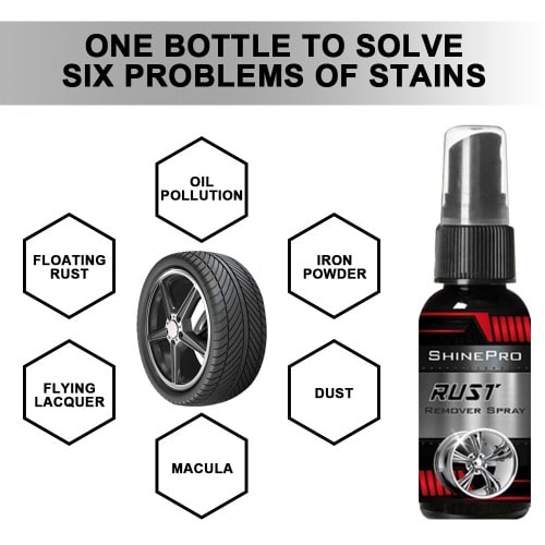 2pcs Car And Metal Fast Rust Remover Spray - 100mil