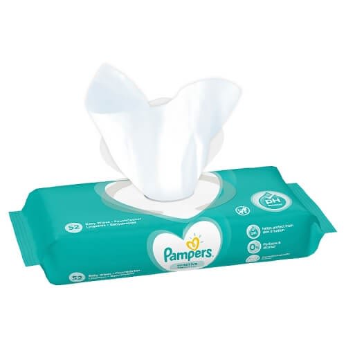 Sensitive Baby Wipes - 12 x 52 - 624 Wipes