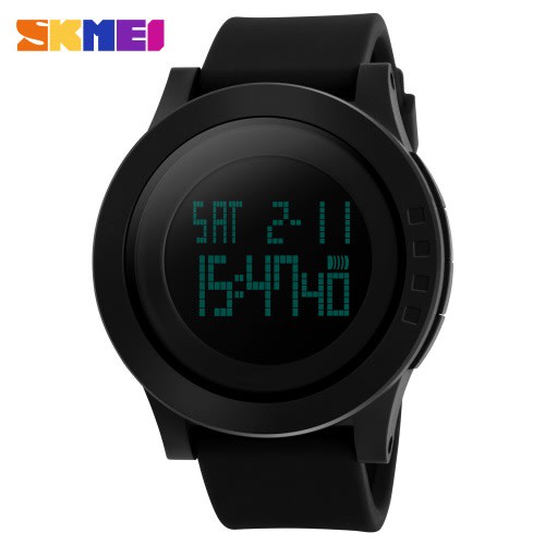 Men Multifunction Digital Wristwatch-1142 - Black