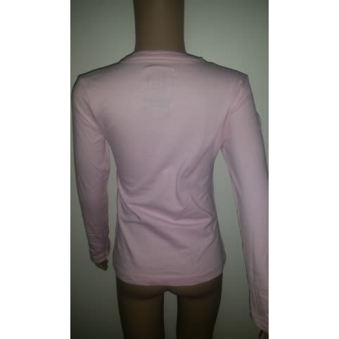 Girl's Pink Long Sleeved T Shirt Tops with US Motif