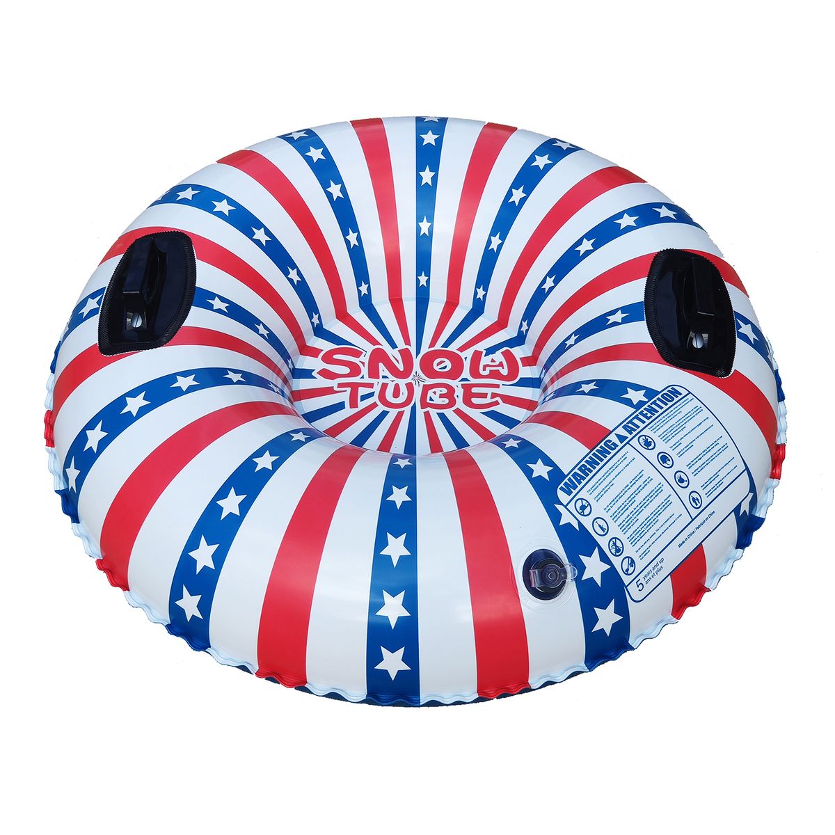 Inflatable Ski Ring PVC Sledding Tube Thicken Snow Tubing
