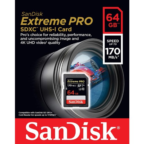 64gb Extreme Pro Sdxc Uhs-i Card