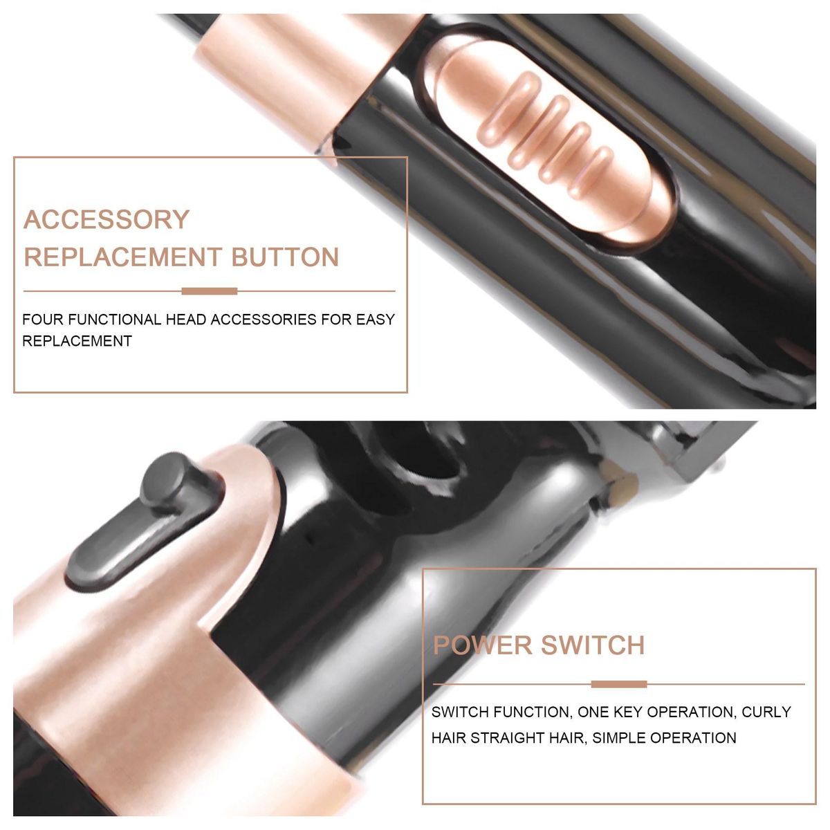 BEAUTYSONIC Multifunctional Hot Air Comb Four-In-One
