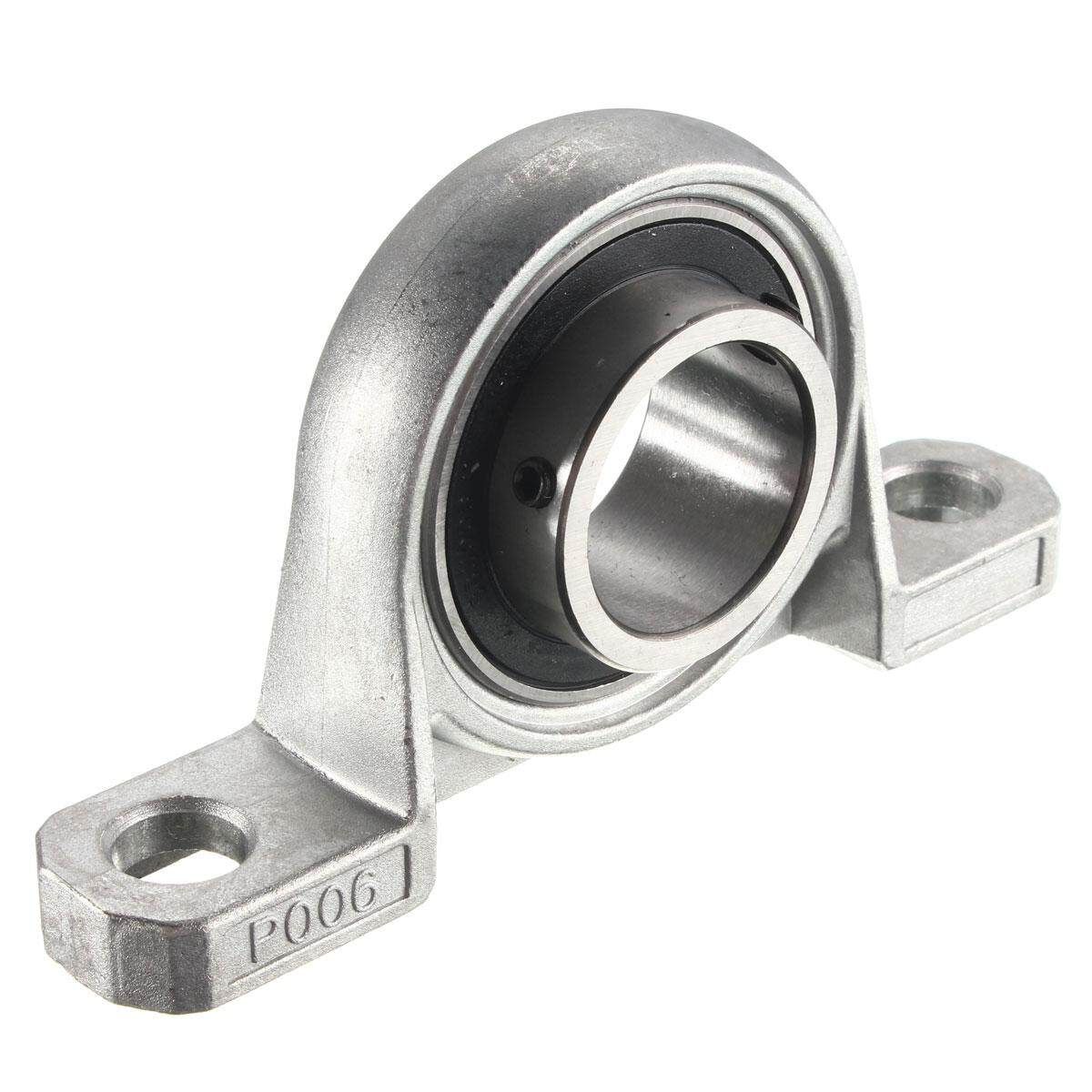 2PCS Dia 30mm Bore Diameter Mounted Bearings Ball Bearing Pillow Block KP006