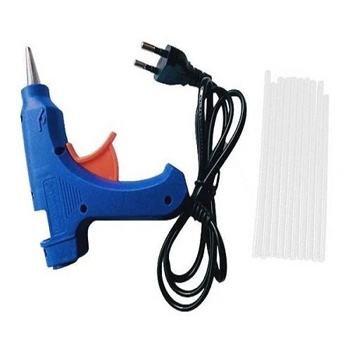 Small Hot Melt Glue Gun +10 Sticks Candle Glue Sticks