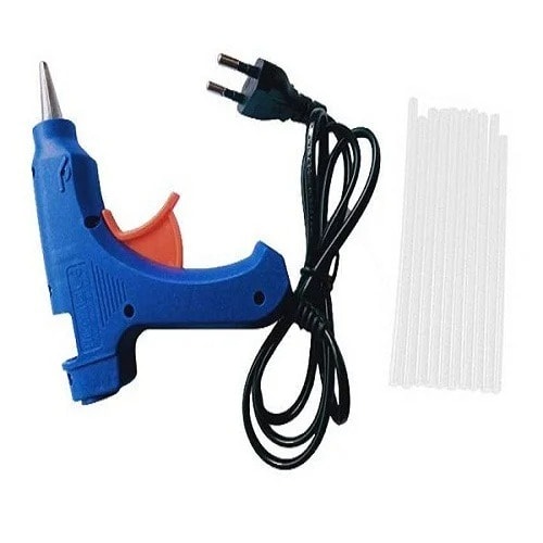 Small Hot Melt Glue Gun +10 Sticks Candle Glue Sticks