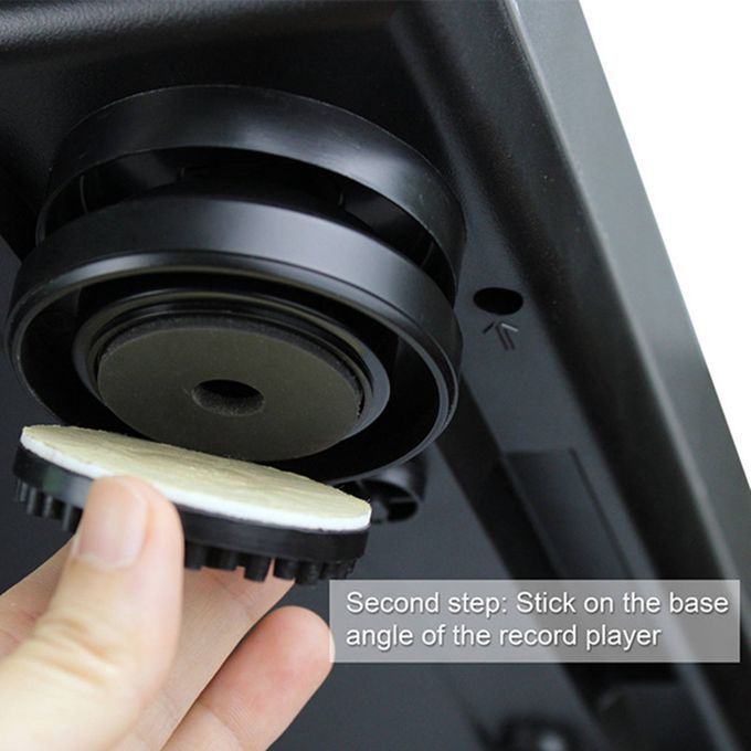 Set Of 4 Turntable Isolation Feet Anti-Vibration For Vinyl Record
