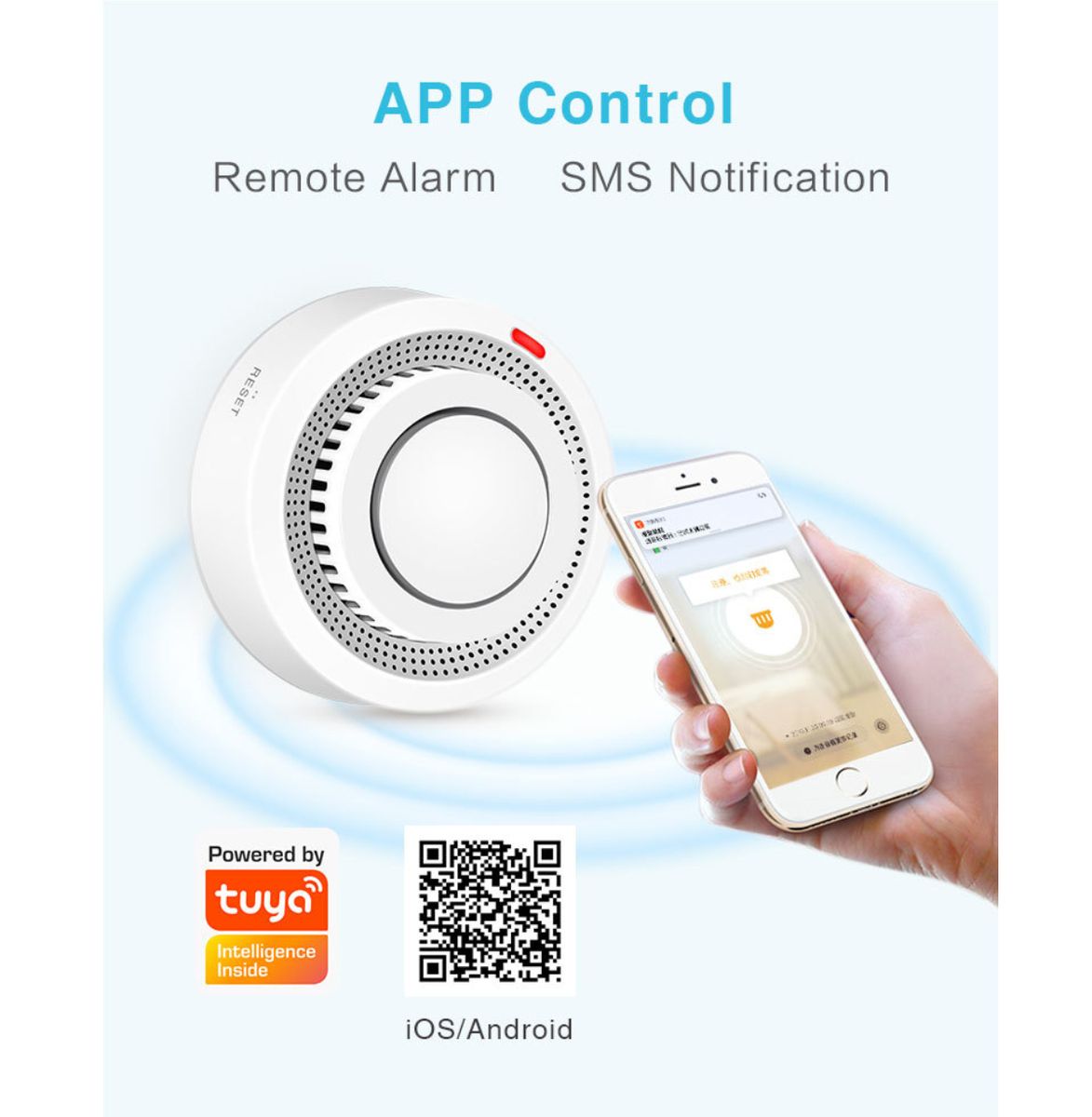 Smart Life APP WIFI Smoke Detector Fire Alarms