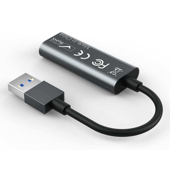 Audio Video Capture Card   To USB 2.0 1080p 30fps For Gaming Teaching