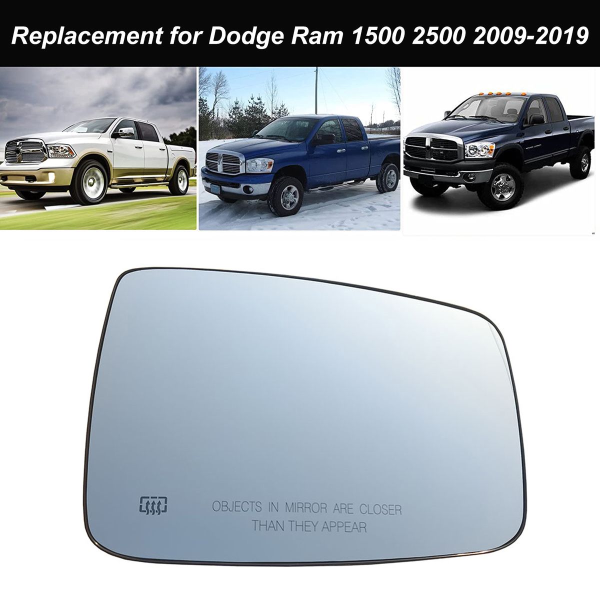 Heated Mirror Glass Right Passenger Side Heated Mirror