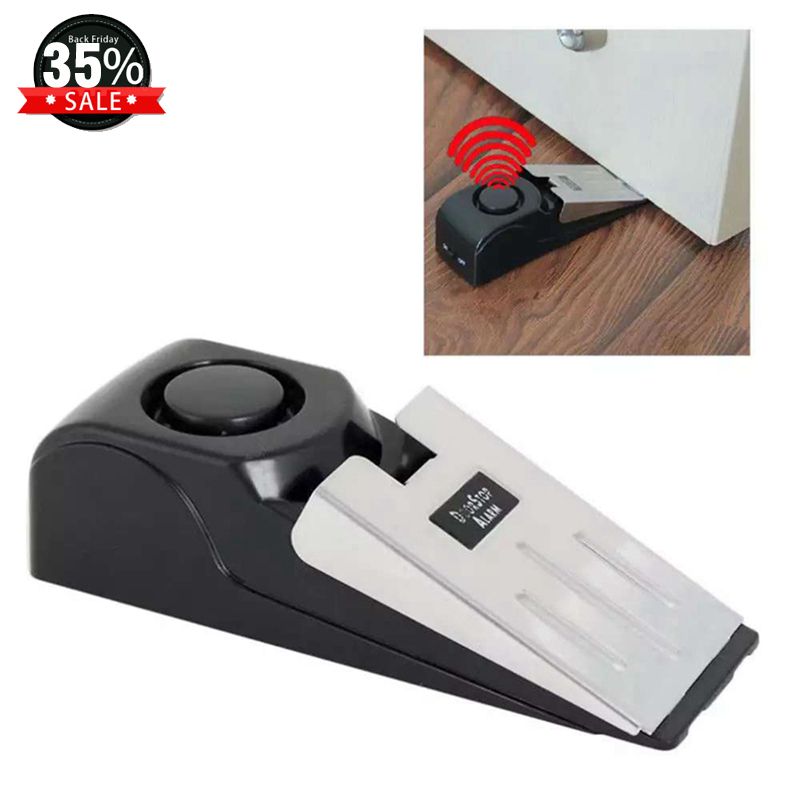 System Security Anti-theft Alarm For Home Hotel Safety Black