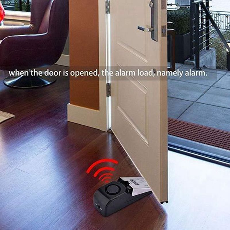 System Security Anti-theft Alarm For Home Hotel Safety Black