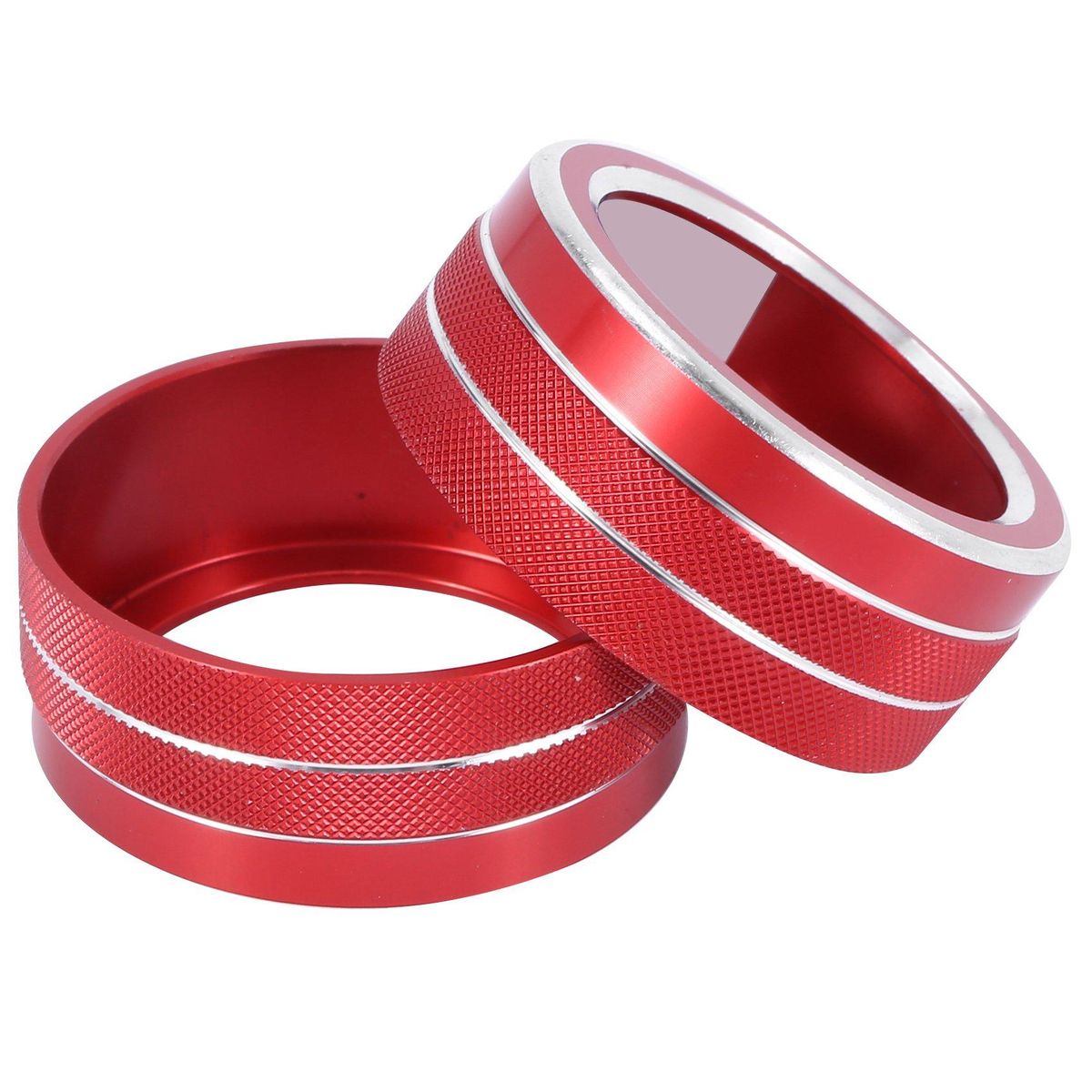5PCS Red Interior Dashboard on Frame for Honda Accord