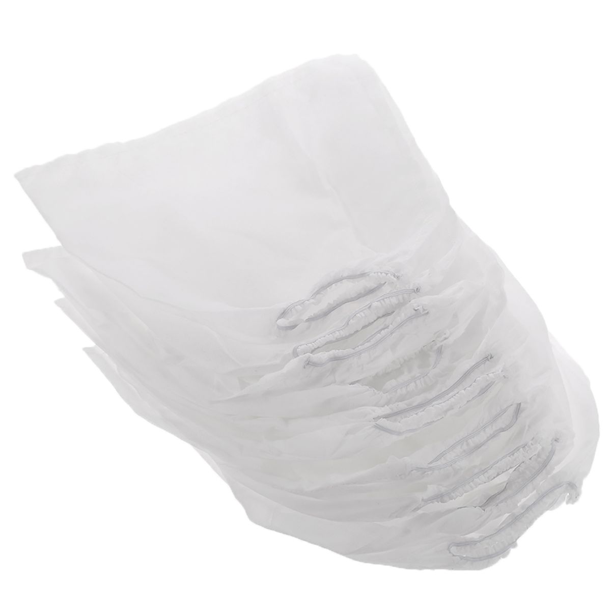 10Pcs White Non-woven Replacement Bags For Nail Art Dust