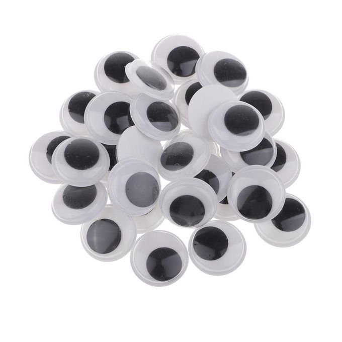 2 Bag Self-Adhesive Wiggle Eyes Scrapbooking Kid Crafts Moving Eyes