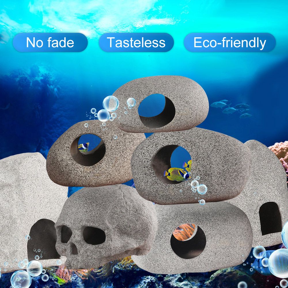 Aquarium Ceramic Cave Decoration Aquarium Cichlid Stone