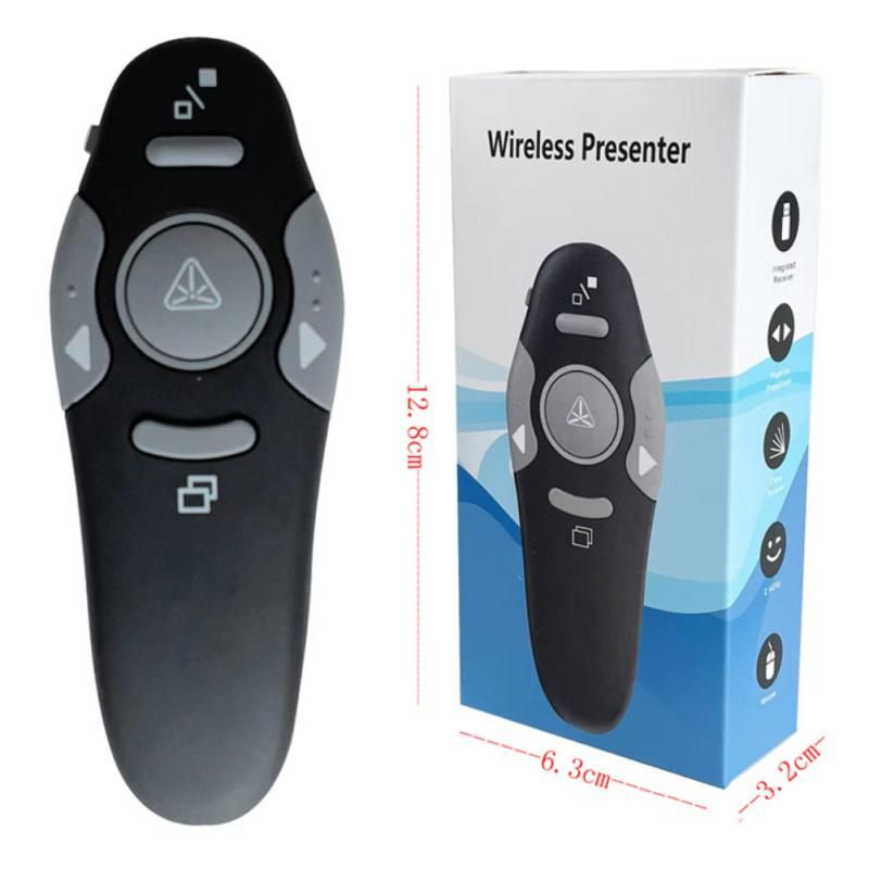 Wireless Remote Control PPT Page Turning Pen Multifunctional Flip Pen Pointer Projection Presenter With Red Light Remote Control