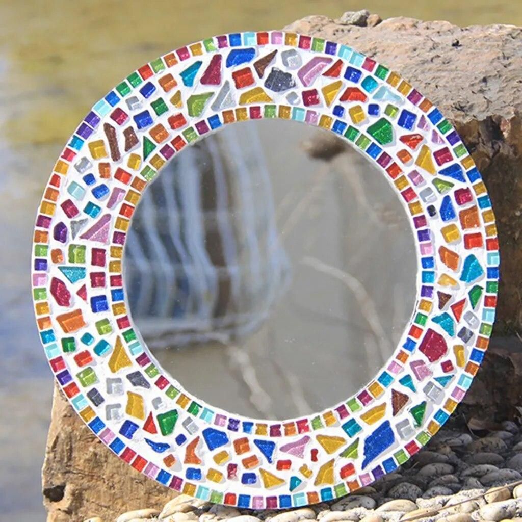 70pcs Assorted Color Rectangle Glass Mosaic Tiles Pieces DIY Crafts 10x40mm