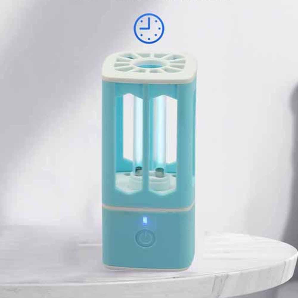 UV Light with Ozone Lamp Portable USB Charging Home Disinfection Lamp for Car Household Bedroom Kitchen Shoe Box