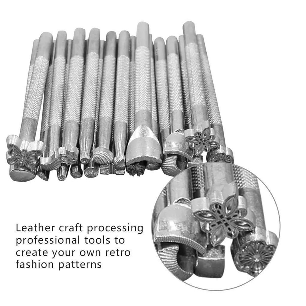 59PCS Craft Leather Tool Set DIY Leather Hand Working Tool