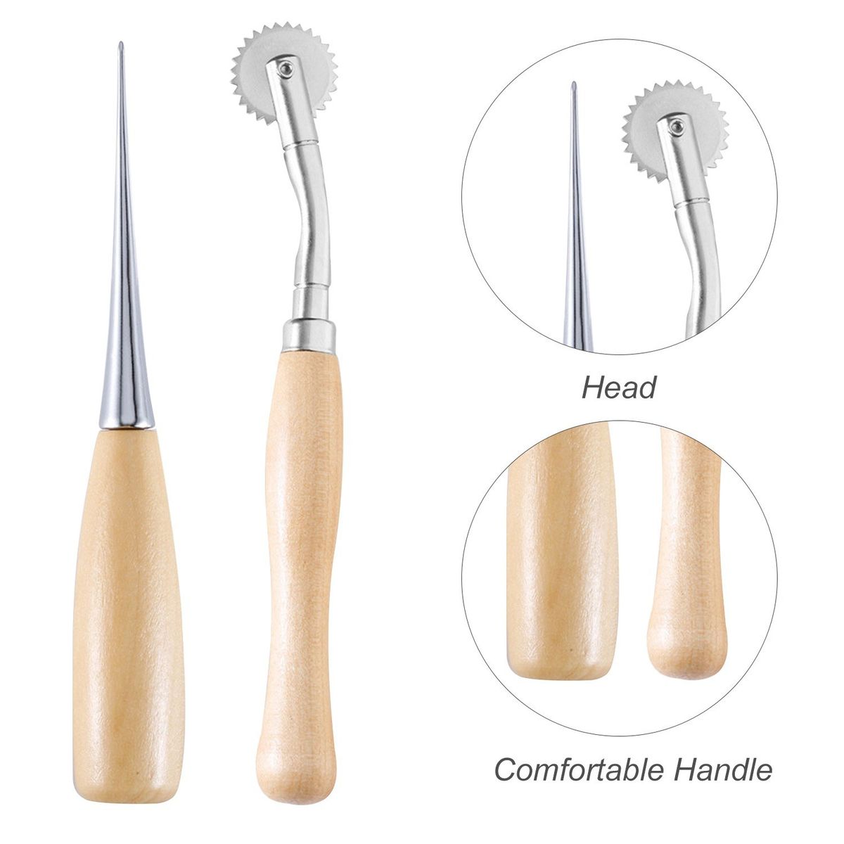 19Pcs Leather Waxed Thread Craft Tool DIY Sewing Accessories