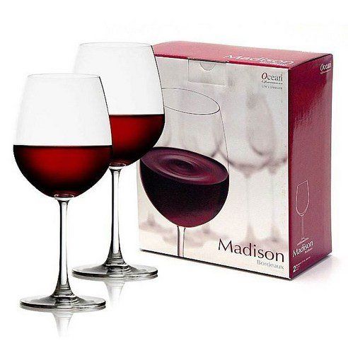 Ocean Glass Medison Bordeaux Wine Glasses