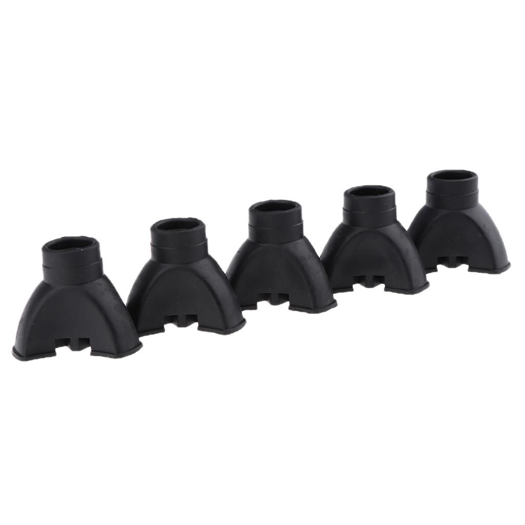 5pcs/Set Tripod Rubber Replacement Tip For Cane  Crutch