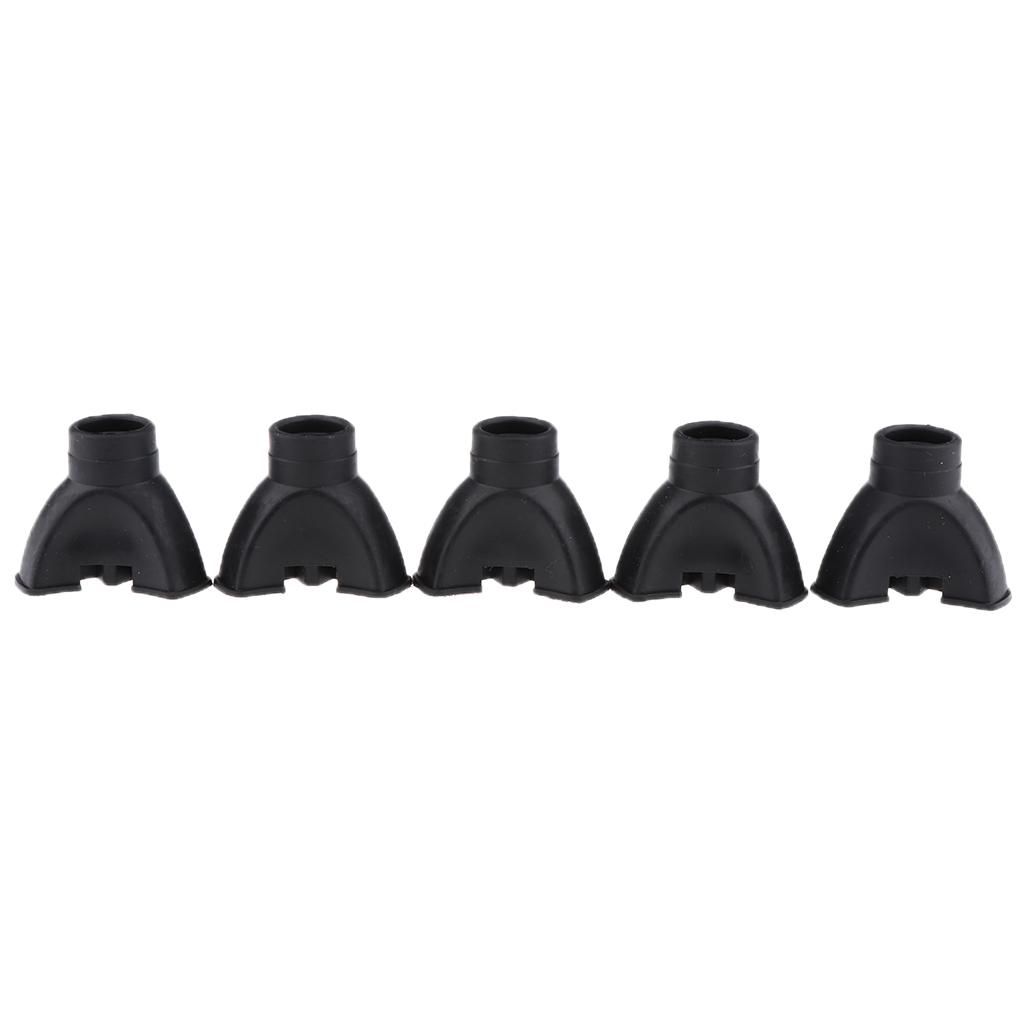 5pcs/Set Tripod Rubber Replacement Tip For Cane  Crutch