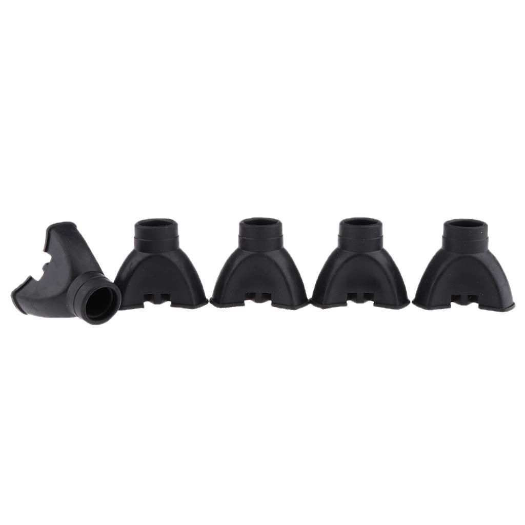 5pcs/Set Tripod Rubber Replacement Tip For Cane  Crutch