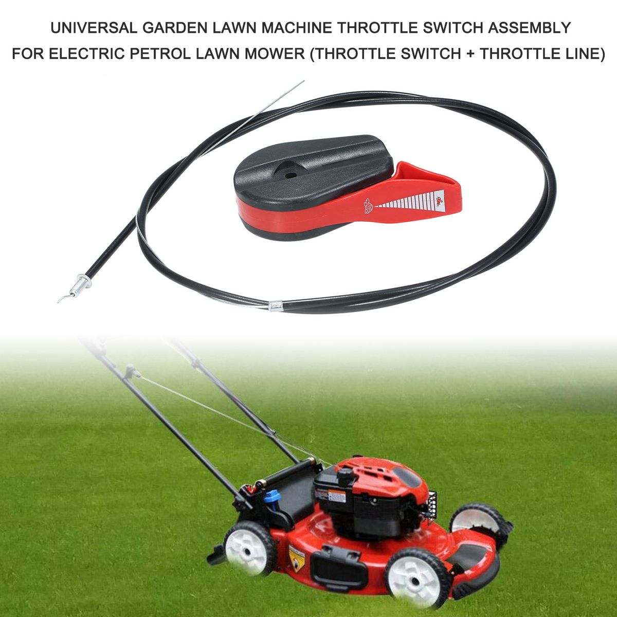 Universal Garden Lawn Machine Throttle Switch Assembly Mower
