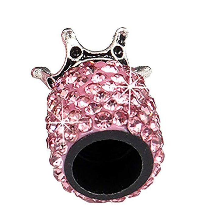 Reative  Rown Diamond-studded Va E  Ap Universal Automotive Va E  Ore  Ap-pink-7.5*15*19mm