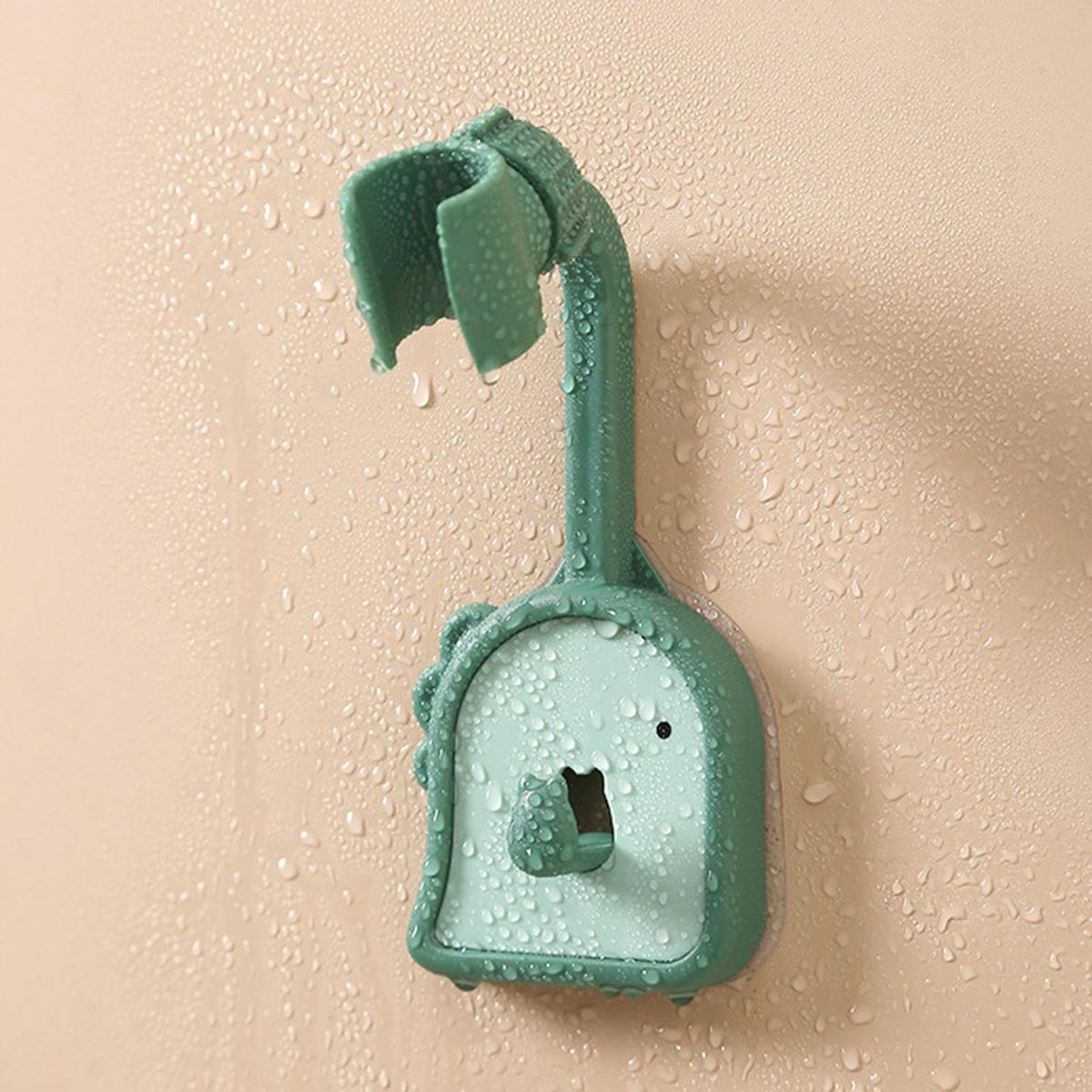 Shower Sprayer Rack Bathroom Shower Nozzle Holder with Hanging Hook Green