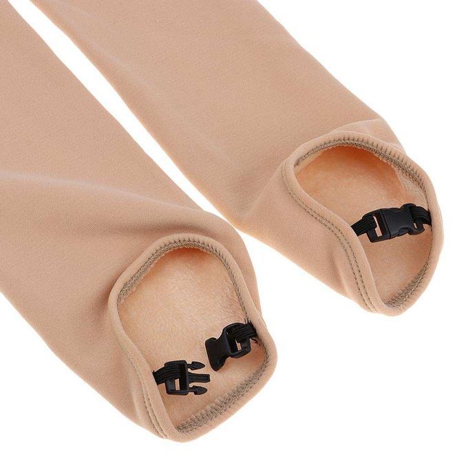 OverBoots Figure Skating Roller Skates Buckled Tights Shoes Footless S